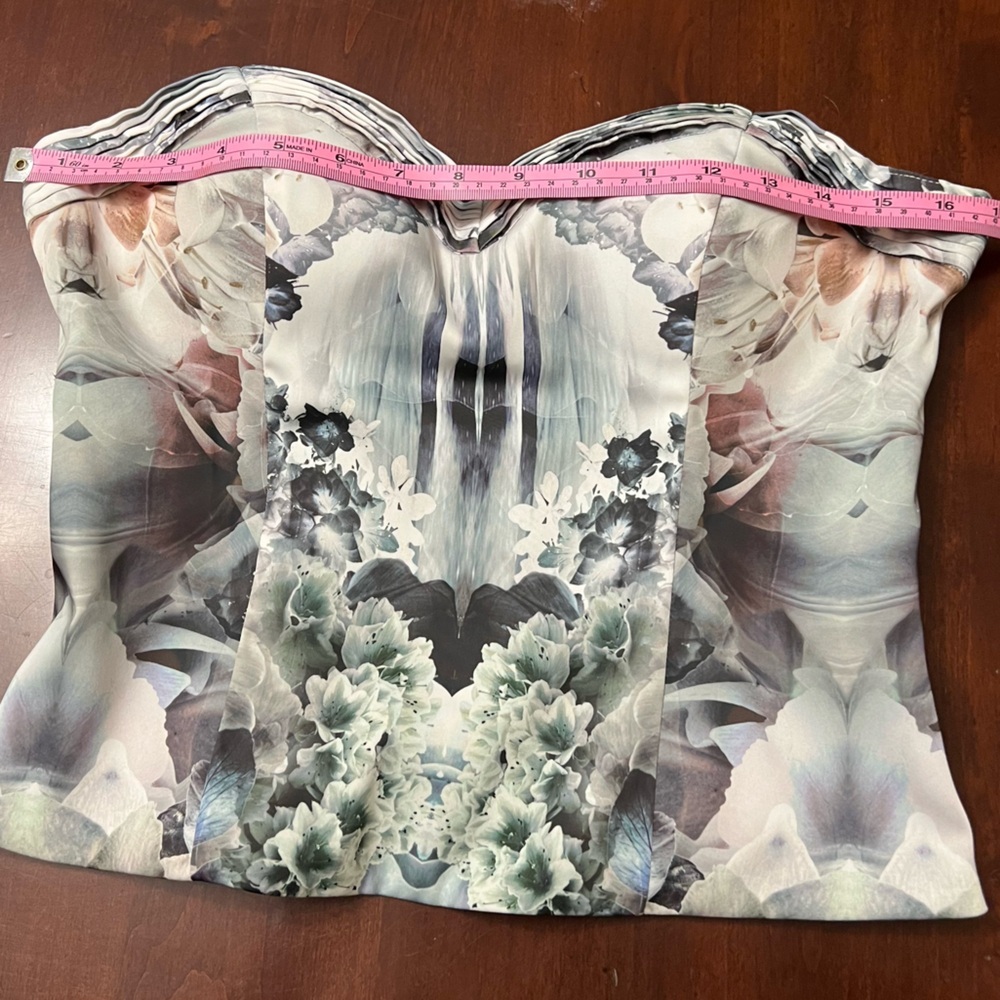 Bebe strapless floral bustier corset - Picture 10 of 10